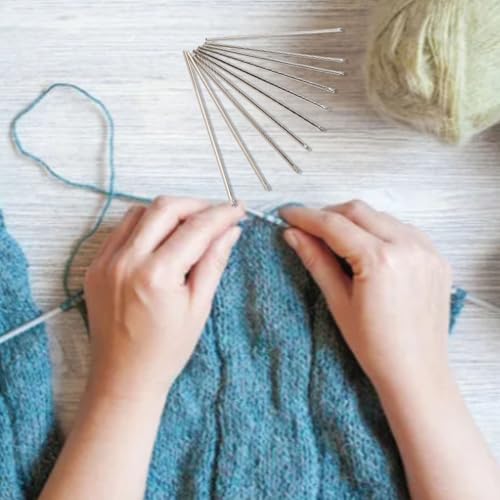 10 st Pop Haaruittrekkende Naalden, Pop Haar Naald Uprooting Tool, Pop Haar Breien Naald, Uprooting Naald voor Pop Making (0.8mm) 4