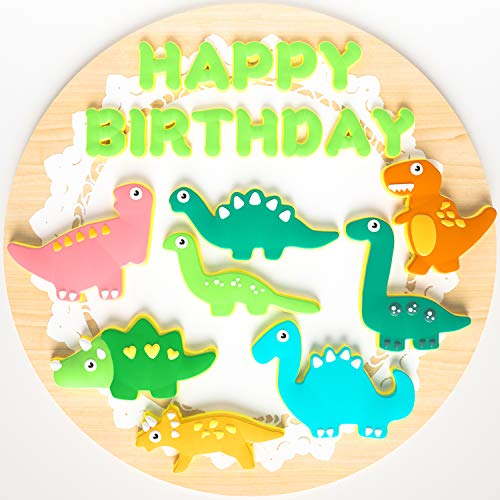 Dinosaur Cookie Cutter Set - 8 Piece Cookie Cutter, Roestvrij stalen mal voor DIY Fondant Deough, Snoepgoed, Gebak, Cake Decoratie