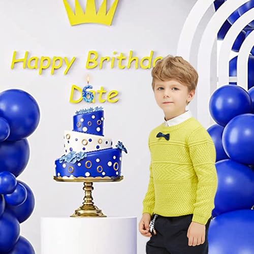 Nummerkaars, blauwe verjaardag Kaars Anime thema verjaardag Kaarsen Cartoon Kaarsen Cake Topper voor jongens thema verjaardag decoratie (nummer 6) 4