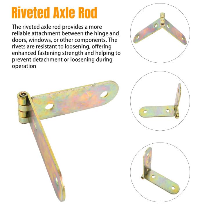 Folding Flip Scharnier metalen vouwen Tafel butler lade Backflap Scharnieren 6Pcs 4
