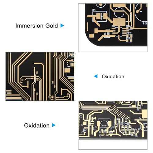 4 stuks Onderzetters, PCB onderzetters PCB Board Coasters FR-4 Drink Bar Onderzetters voor Dranken Koffie Tafel Bar Cadeaus Jongen-vriendjes Mannen, Zwart 3