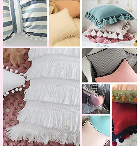 5 m 5 cm Tassels Fringe Land Cutting Fringes Decoratie Band Dans Fringe Naaiaccessoires voor kleding kostuums DIY Naaigordijnen Tafel Runner Decoratie Zwart 3