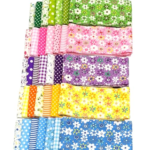 Jelly Roll Stof Strips voor Quilting, 35 stuks Fat Quarters Diverse bundel roll up stof patchwerk roll voor het naaien DIY ambachten