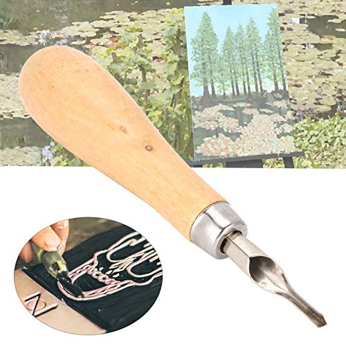 Linoleum Cutter 5-In-1 Linoleum snijgereedschap 5-Blade Set Geschikt voor Tapijt snijden en drukken Stempels DIY houtsnijwerk 4