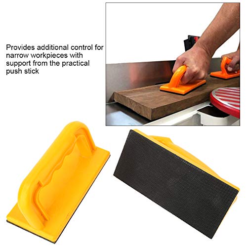 Veiligheidsdrukblok, blok Houtbewerkingsgereedschap Houtzaag duwstok, praktisch hout voor de industrie Stevige carrosserieconstructie Praktische duwstang Smalle werkstukjes 4