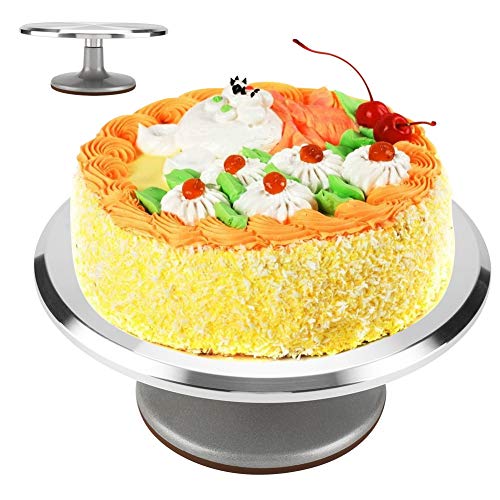 Cake decoreren Stand, 12 inch Ronde Cake Icing Smoother met anti-slip Silicone Mat bakken decor Tool