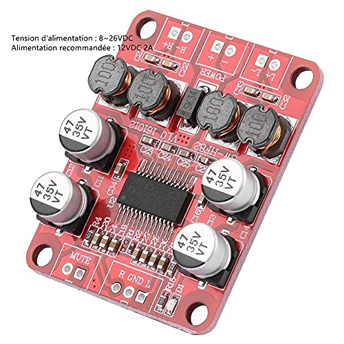 Versterkerbord Stereo Audioversterker Mini Draadloze Digitale AUX Amp Module Bass en Treble Control voor thuis passieve luidsprekers 4