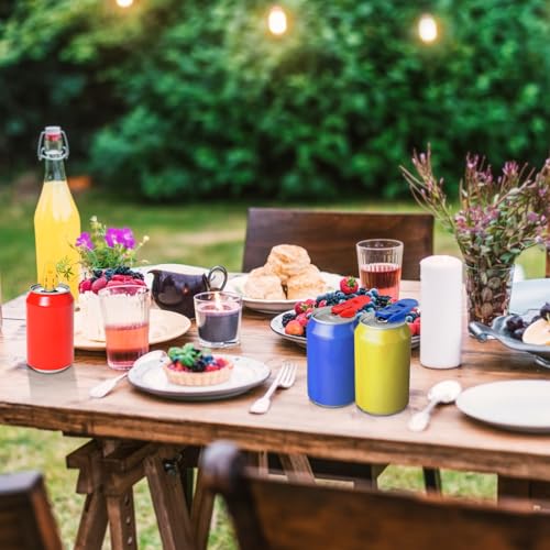 6 Pack Manual Eenvoudige Can Opener, Kleurrijke Soda Bier Kan Beschermer, Plastic Bier Leakproof Kan Beschermende Schilden voor Coke, Bier, Soda, Aluminium Drank, Kan Opener Tool 5