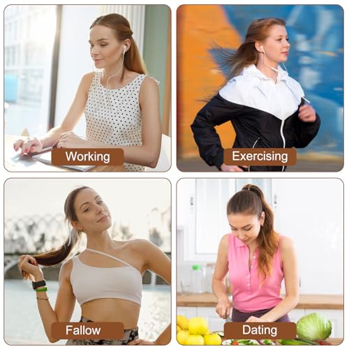 Boho haarbanden, 10 stukken van 5 stijlen Elastische gevlochten haarbanden voor vrouwen, schattige zachte haarbanden armband Geen Harm Ponytail houders Haaraccessoires voor meisjes met dikke en 5