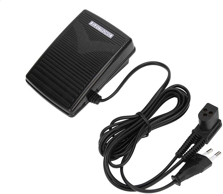 Voetpedaal, voor naaimachines (220 V), variabele snelheid en vermogenskabel voor zanger 974 naaimachines (EU-plug)