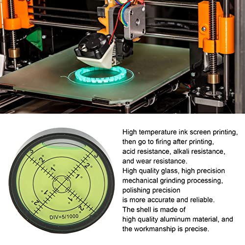 60x12mm Circular Spirit Level Metalen Circulaire Spirit Level Ronde Spirit Level Magnetisch Geest Niveau schokbestendig 4