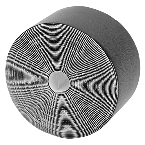 Tennis Racket Tape, PU 5M Racket hoofd bescherming Tape Flexibel Matig Viscosity Tennis Racket Head Tape voor sportapparatuur(zwart)