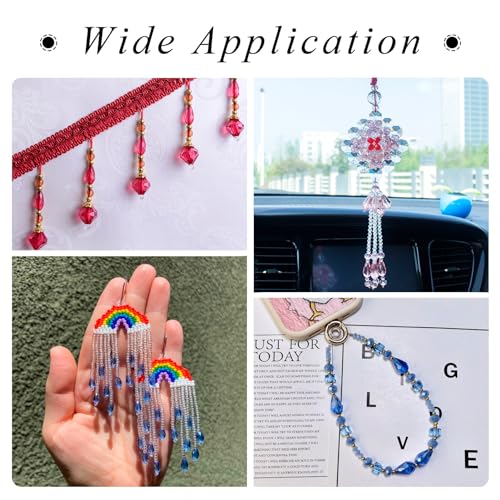 244 st. Blue Drop Glass Kralen 6mm 7mm 11mm 15mm Facet kralen Losse Spacer Kralen Losse Spacer Kralen Bulk sieraden armband Vrouwen DIY Valentine 3