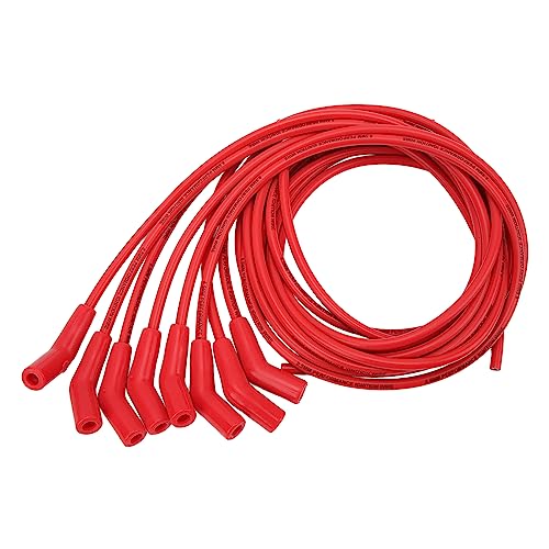 ontstekingskabelkit, 8.5mm Diameter, flexibele anti-Aging ontstekingskabel Kit voor 8 cilinderauto's (rood)