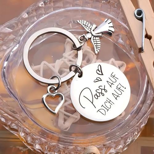 Guardian Angel Keychain, Metalen Keychain, Pas uw Guardian Angel, Auto Cadeau, voor vriendje, Vaderdag, Moederdag, Zilver, One Size, Silver, Siliver, One size 4