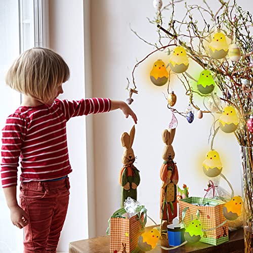 LED-stringlampen 20 LED's Paaseieren String verlichting 3 m met Timer Batterij Bediend, Paaseieren Pasen Decoratie voor Binnen, Paaseieren Party Decoratie Pasen Decoratie
