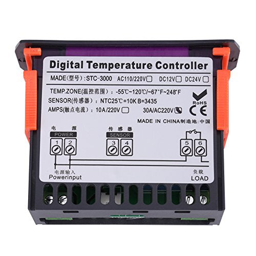 Walfront STC-3000 110V-220V Touch Digital Temperature Controller Thermostaat met sensor (110-220V / 30A) 3