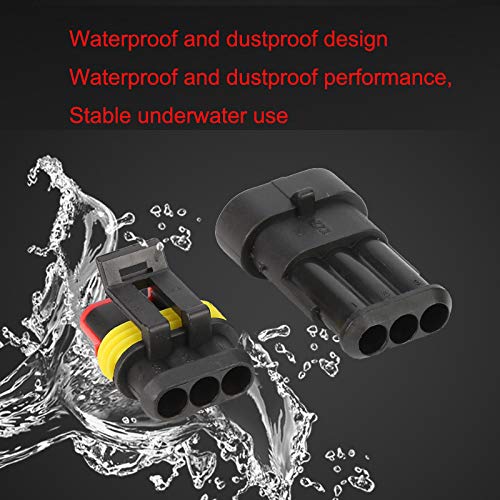 15 Kits 2 Pole 3 Pole 4 Pole auto waterdichte elektrische connector, auto waterdicht Plug, stofdicht, geïsoleerd en verzegeld 5