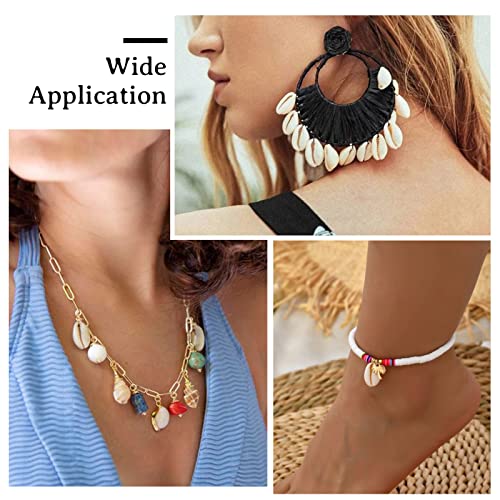 Ongeveer 120 st/doos natuurlijke cowrie spiraal schelp kralen 9~12x10~16mm strand schelp bedelt kralen met gaten voor DIY sieraden crafting maken 5