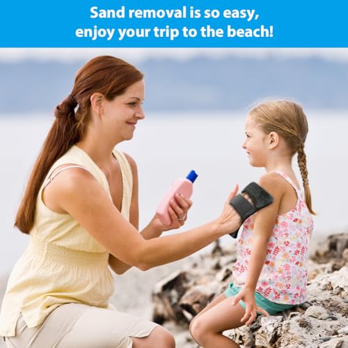 4 st. Zand Verwijderingszak voor strand, Portable Sand Screen, Zand Verwijderaar, Herbruikbare Zand Wipe Mitt Accessoires voor vakantie, Camping, Buiten Surfen, Zomer Strand Party 4