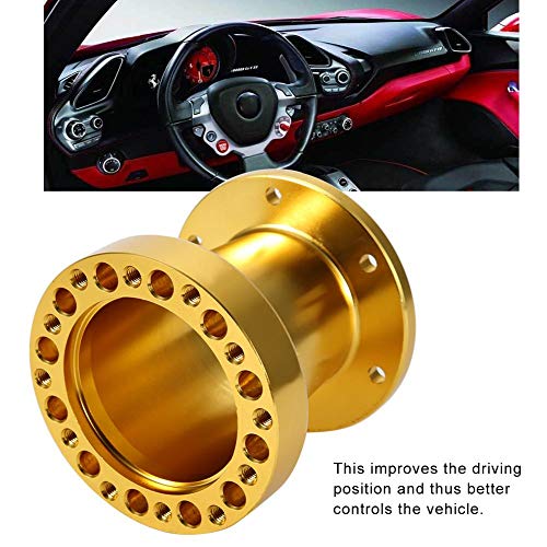 Universal Car Steering Wheel Hub Adapter Kit 3 Inch 2 Kleuren (Goud) 5