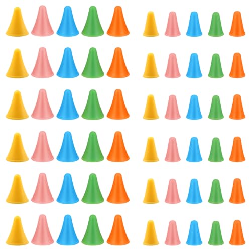 60 st Breinaalden Point Pads Multi gekleurde breinaalden Stoppers Breien Accessoires Naalden tip stoppers Cap houder voor het naaien Stitchen Weven Craft Quilting DIY Art Naaien