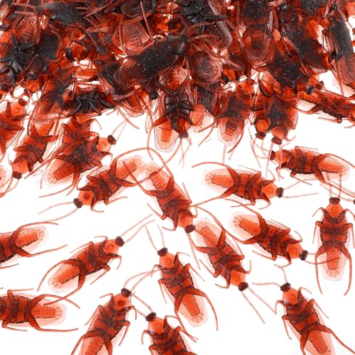 100 stuks nep kakkerlakken realistische kakkerlakken speelgoed grappige kakkerlakken voor Halloween feest decoratie kinderspeelgoed