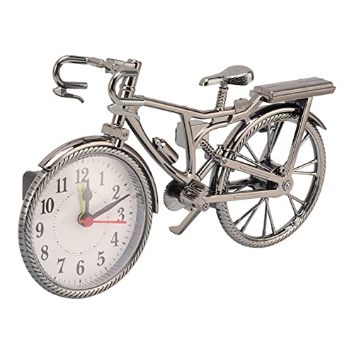 Bureau Bike Clock Batterij Bediende Vintage Bureaublad alarmklok Compacte Art Ornament Decoratieve Realistische Slaapzaal Home Dagelijkse Decoratie