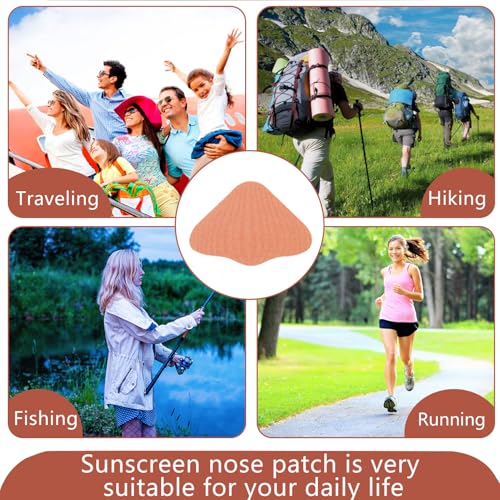 Zonbescherming neusbescherming zon UV neusbescherming buiten neus Patch buiten neus bescherming voor vrouwen mannen anti-UV lopen bergsport wandelen fietsen ademend 5