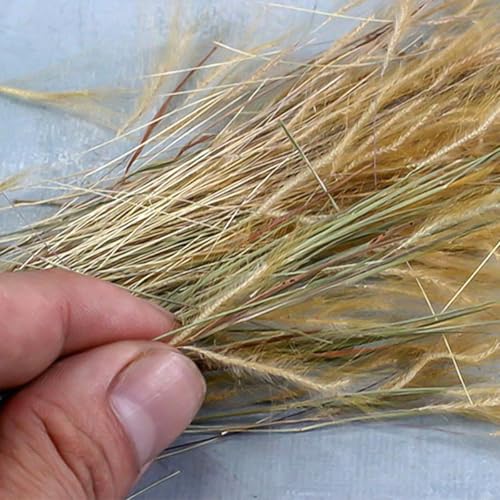 Miniatuur statische gras model, tufts model, tarwe statische kunstgras voor trein landschap, spoorweg landschap 4