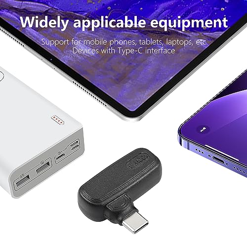 100W PD DC 7.4mm x 5mm Jack (7.4mm x 0.6mm) Invoer naar USB Type C Plug, laadadapter, geïntegreerd met PD-inductiepoort voor automatische identificatie, voor tabletten (7450) 3