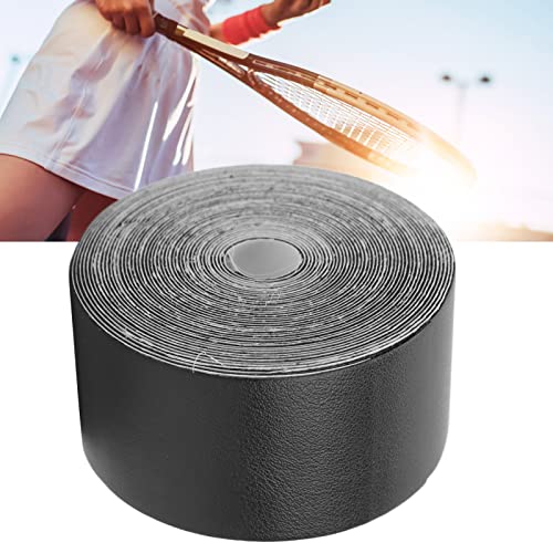 Tennis Racket Tape, PU 5M Racket hoofd bescherming Tape Flexibel Matig Viscosity Tennis Racket Head Tape voor sportapparatuur(zwart) 4