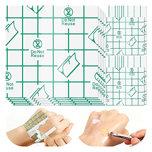 100 st. Make-up hand palet Waterdichte PU Film Zelfklevende wegwerp make-up mengen palet 3