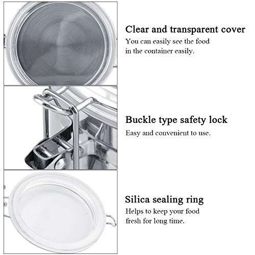 Roestvrij staal Koffie Container, Vacuum Sealed Storage Jar voor Sugar Tea Bean (M) 5