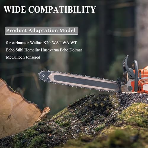 Carburator Reparatie Kit met Brandstof Primer Licht voor Walbro K20-Wat WA WT Echo STIHL Homelite Husqvarna Echo Dolmar McCulloch Jonsered Carburetor 2st 3