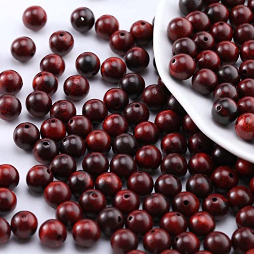 Houten kralen, Sandalwood kralen, ambachtelijke kralen voor doe-het-zelf sieraden maken (8mm/400st) 3