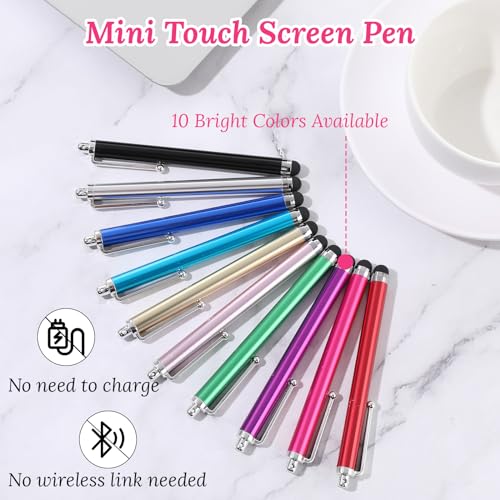 Stylus Pennen voor Touch Screens, 10 stuks Universal Stylus Pen, Zeer gevoelige Stylus Pen Mobiel Tabletpen voor smartphones Tabletten Compatibel (A) 3
