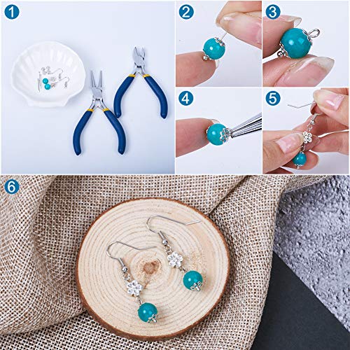 640sts 304 Roestvrij Steel Eye Pins Head Pins Ball Head Pins 3 Styles Draadkop Pins voor sieraden maken (Goud en roestvrij staal) 5