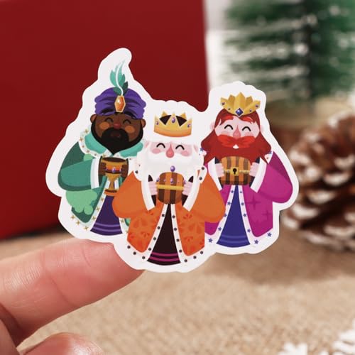 16 Vellen Stickers Scrapbooking Kerst Spaanse Partij Drie Koningen Kerstmis Decoratie 3