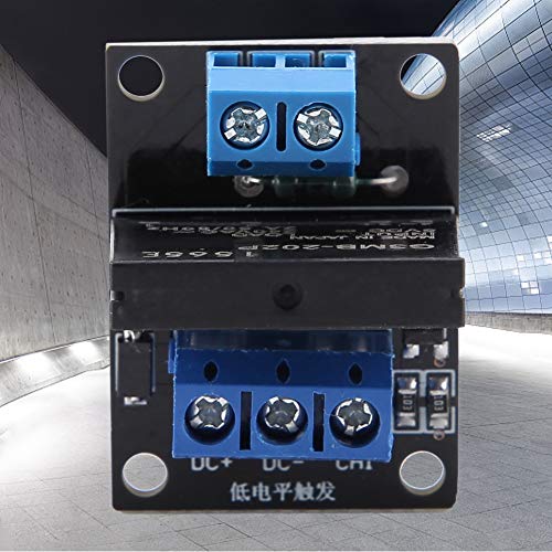 SSR Module, Solid State Relay, Solid State Relay Module, 1 Channel DC 5V/12V 2A SSR Module Board met Fuse Low Level Trigger, Solid State, Controls (12V) 5