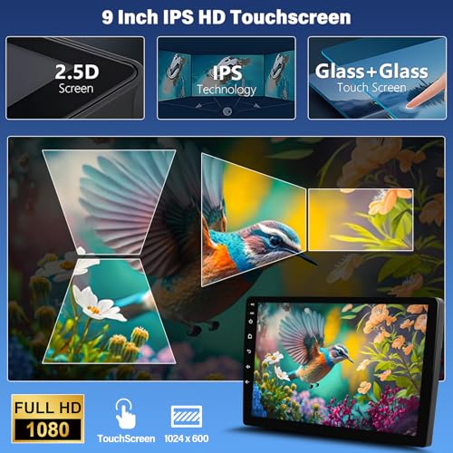 2G + 32G Android 13 Autoradio voor Nissan MICRA K12 2002-2009 met Carplay Android Auto 9 inch scherm met Bluetooth spiegel Link WiFi GPS SWC FM/RDS radio achtercamera microfoon 4