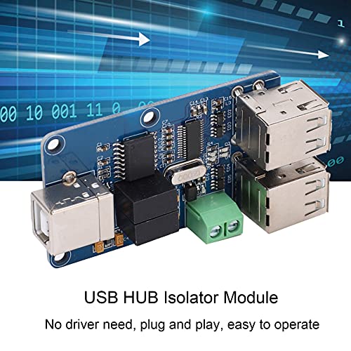 4-Kanaal USB HUB Isolator Module Plug-and-play met krachtige Power Interference Protection Geïsoleerde gegevenstarieven van 1.5Mbps en 12Mbps 3