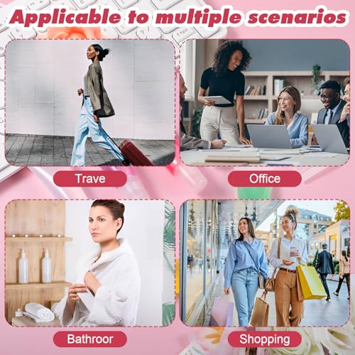 Verpakking van 16 Leeg Lip Tubes, Mini Make-up Containers, 10 ml Transparant Navulbare Tubes, Mini Cosmetic Holder voor Cosmetics, Make-up, Reistoiletartikelen, Lip Balm, Transparant, Transparant 4