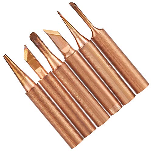 6 st Koper Soldeerijzer Tips K SK 1C 3C B I Soldeerijzer Tips Vervanging voor 936 Soldeerstations