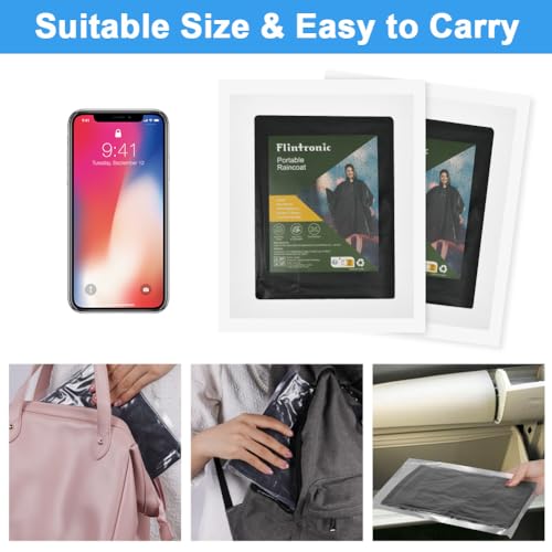 Regen Poncho regenjas voor mannen en vrouwen Herbruikbare waterdicht Rain Cape Rain Jacket EVA Unisex voor Camping Wandelen Reizen Fietsen 5