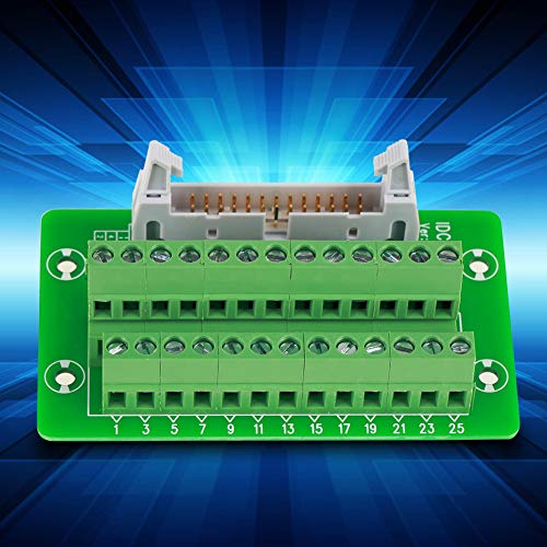 IDC-26P DIN Rail 26 Pin 5mm Transfer Terminal Blok horen mannelijke terminal bestuur met beugel 5