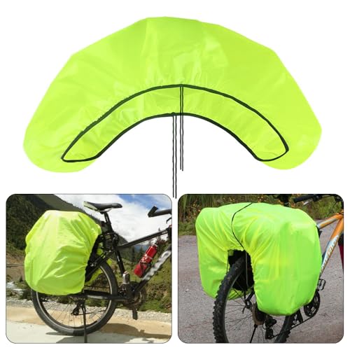 126x66cm Fietsenregenhoes, Bag Regenhoes, Waterdichte en stofdichte Fietsmand Regenhoes, Ultra Lichtgewicht, Water en Stof Proof Opvouwbare Bikehoes, voor Fietszitjes en Bags 4