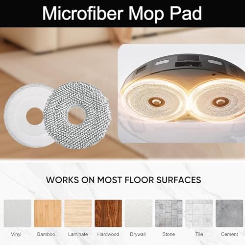 18 st Vervanging Onderdelen Accessoires Kit voor Roborock Saros 10R/G20S Ultra Stofzuiger, 2 Hoofdborstels, 4 HEPA Filter, 4 Mop Pads, 4 Stofzakken, 4 Zijborstels 4