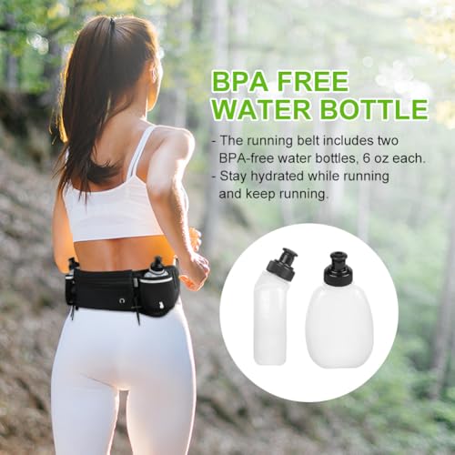 Bum Bag Sport Hip Bag met waterfles ademend met fleshouder voor hardlopen, kamperen, klimmen, fietsen, c, 1 5