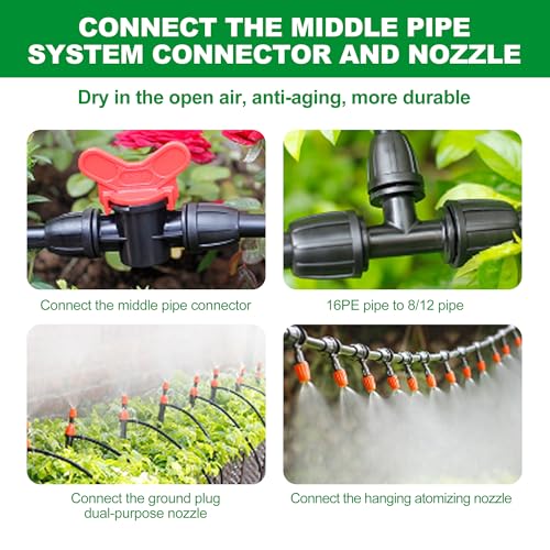 10 m Tuinslang, 8/11 mm, Tuindruppelslang, PVC besproeiingssysteem, Irrigatiesystemen voor Irrigatie Broeikas, Drip Pipes, Greenhouse 5
